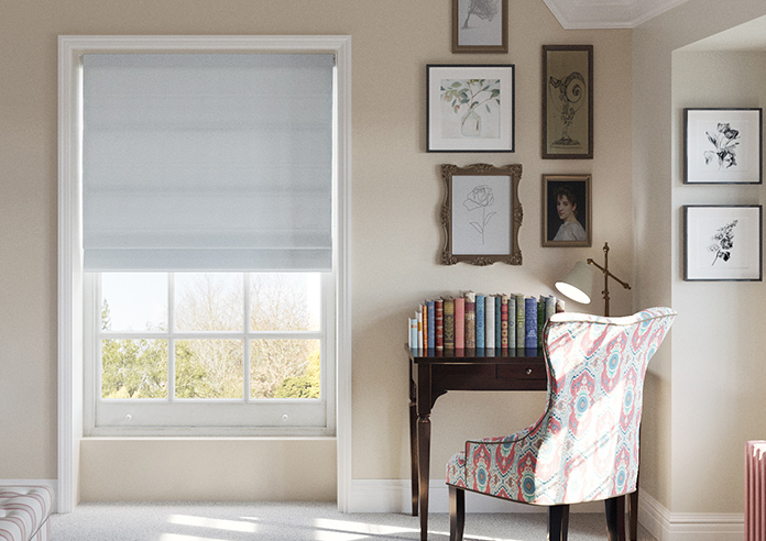 Oslo, Cloud - Twist&Fit Roman Blind - Image 3